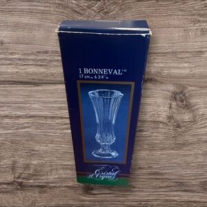 Bonneval 6 3/4” Genuine Lead Crystal Bud Vase Hochwertiges Kristal